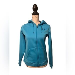 Women’s Under‎ Armour Zip Up Hoodie.  Size Medium.  Blue.